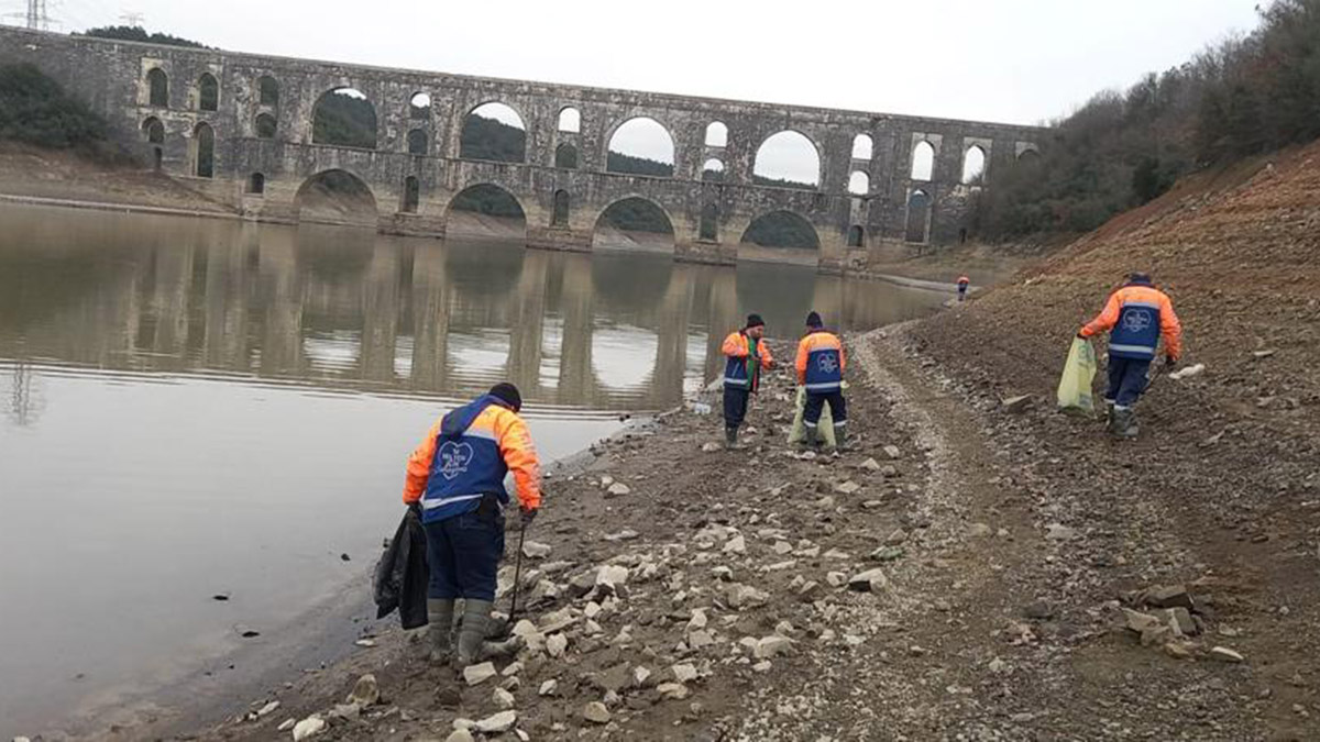 İstanbul barajlarından 26 ton atık çıktı 