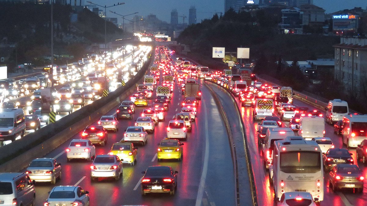 İstanbul'da okul trafiği