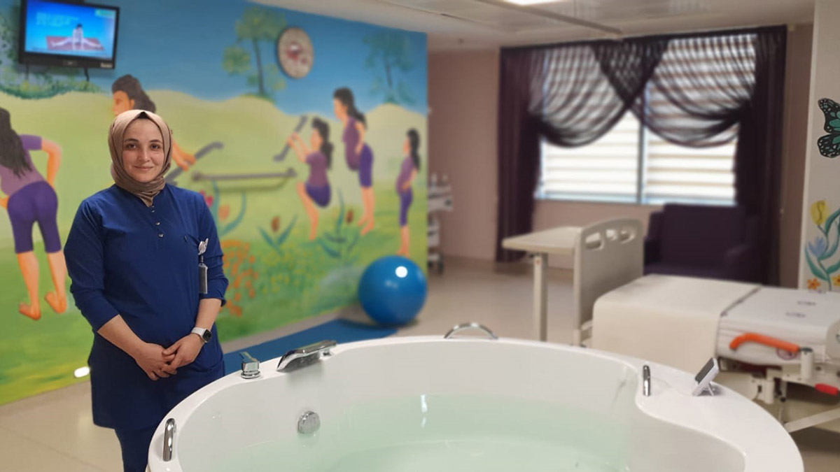 İstanbul’da 'suda doğum'da tek