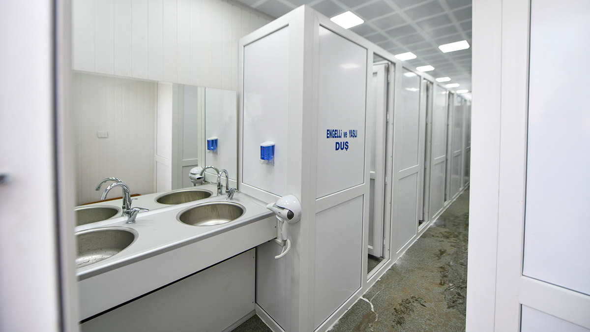 Ankara Büyükşehir, Kahramanmaraş'a duş ve çamaşırhane merkezi kurdu