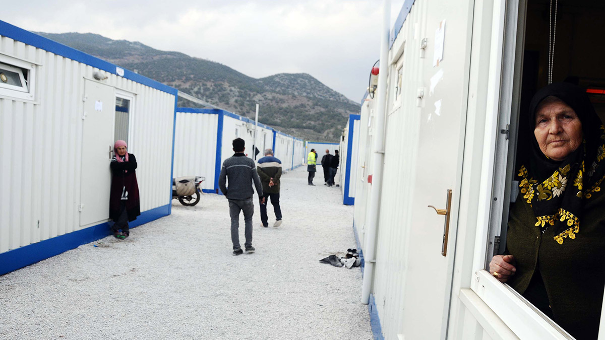 Kalyon Holding'in kurduğu konteyner kentte yaşam başladı