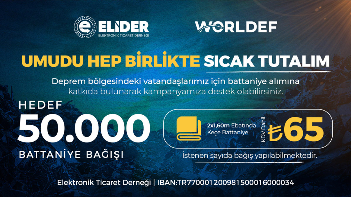 Kampanya ile depremzedelere battaniye desteği