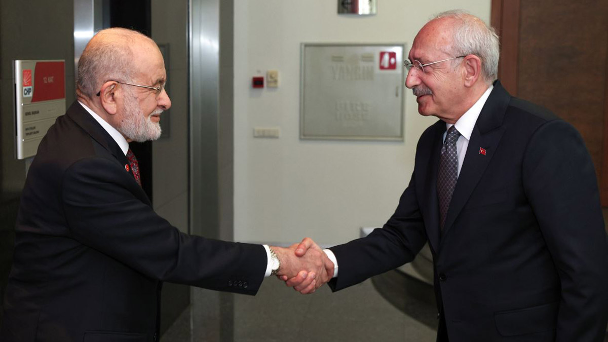 Karamollaoğlu Kemal Kılıçdaroğlu'nu ziyaret etti