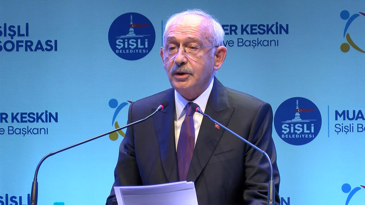 Kılıçdaroğlu 'Şişli Sofrası' etkinliğinde konuştu