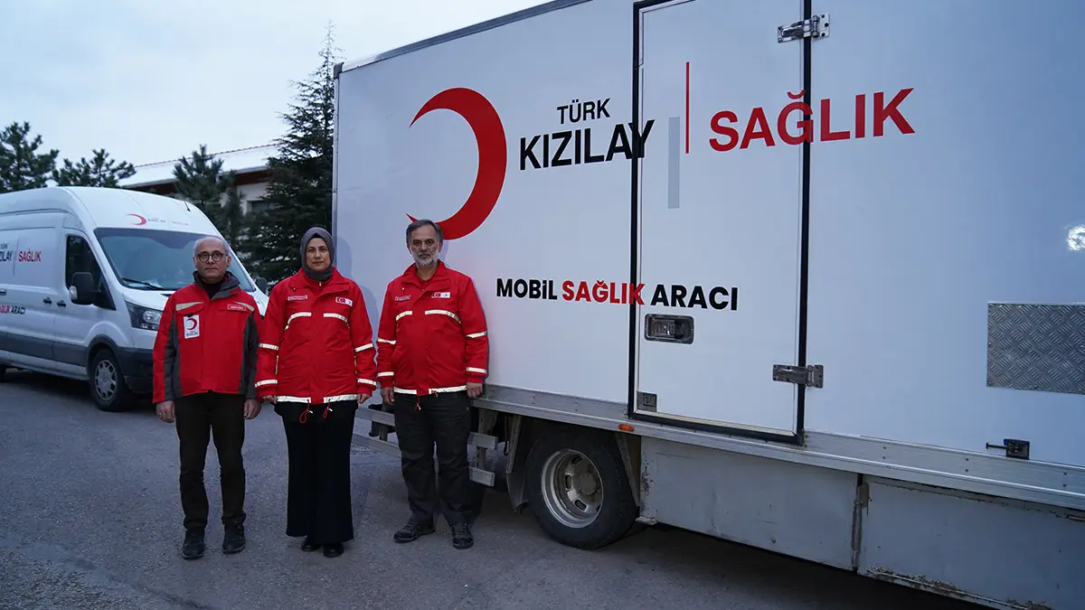 Kizilayin mobil saglik araclari koylere - yerel haberler - haberton