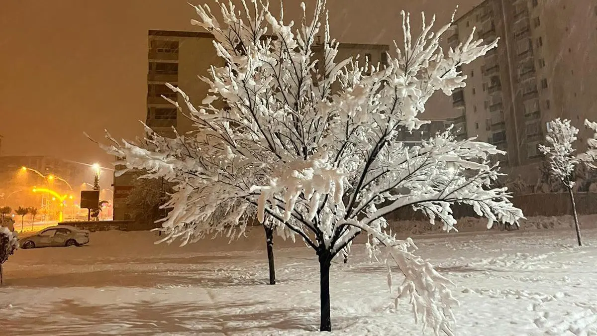 Malatyada kar yagisi etkili oldub - yerel haberler - haberton