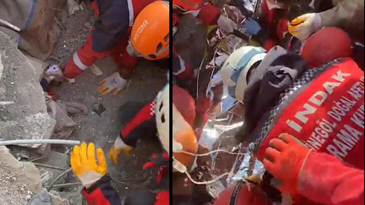 Melike İmamoğlu, 222'nci saatte sağ kurtarıldı