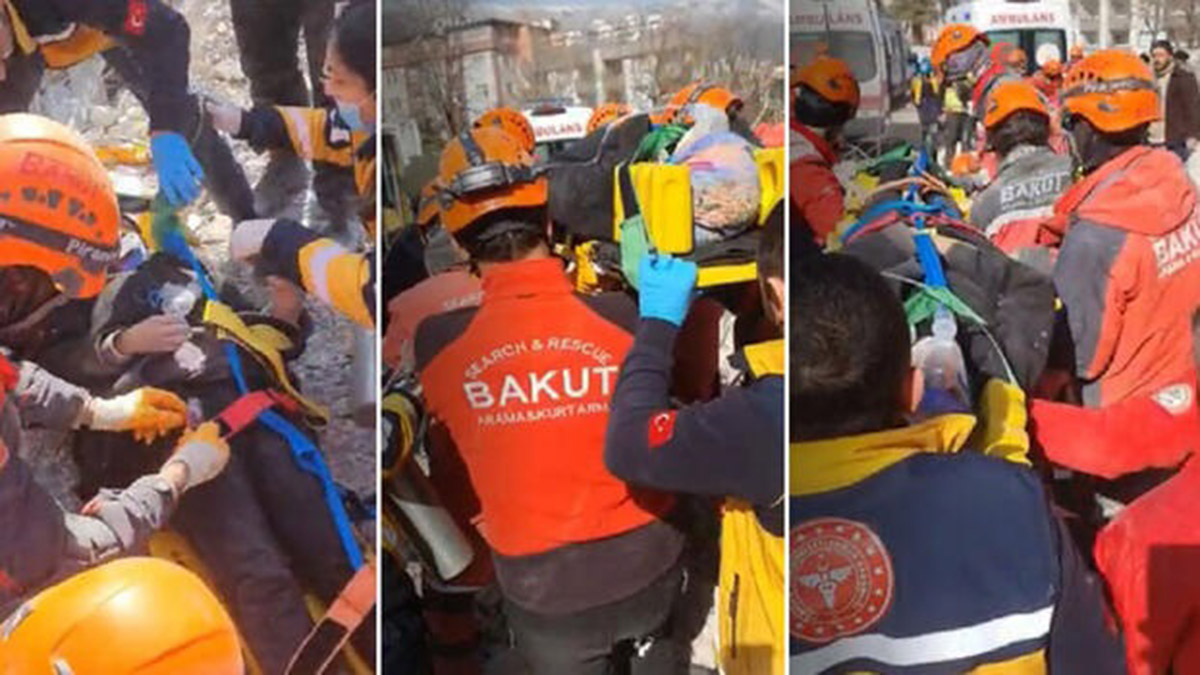 Polat çifti, 203 saat sonra enkazdan kurtarıldı