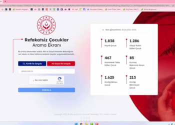 Refakatçisiz çocuklar için sorgu ekranı açtık