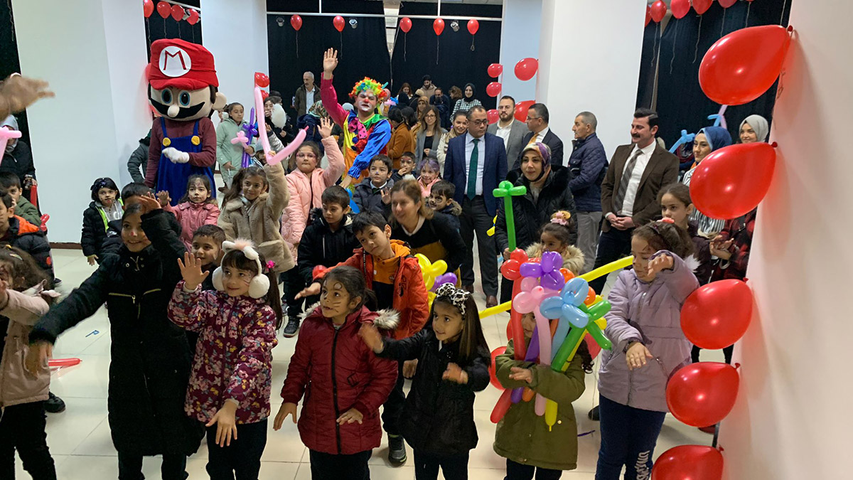 Rize'de depremzede çocuklar için etkinlik düzenlendi