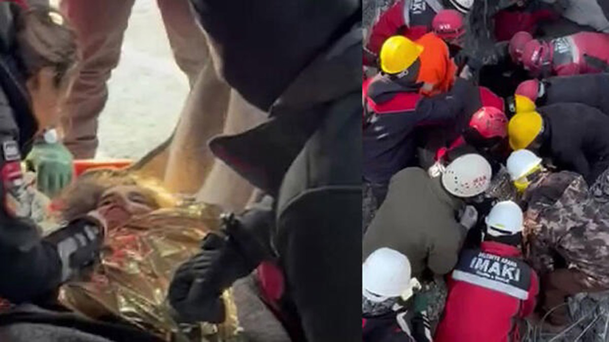 8 yaşındaki Fatma, 104’üncü saatte kurtarıldı