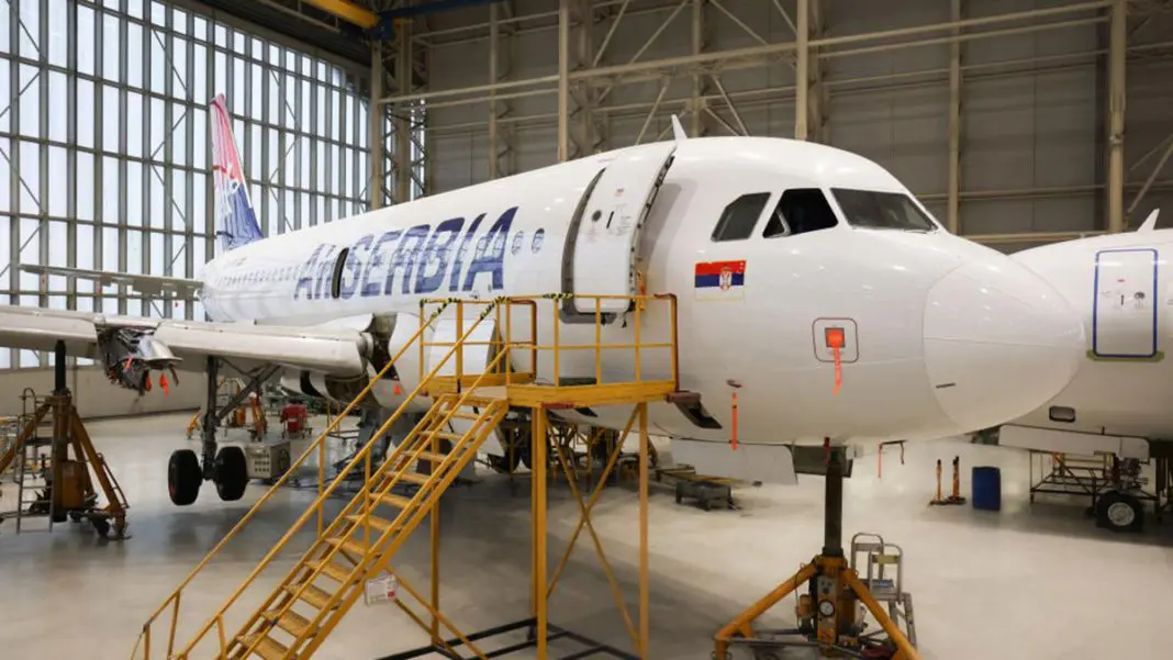 THY Teknik'ten Air Serbia'nın uçaklarına bakım hizmeti