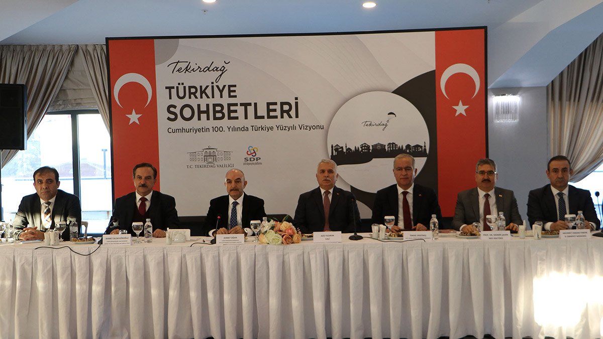 Tekirdağ'da ‘Türkiye sohbetleri’ toplantısı yapıldı