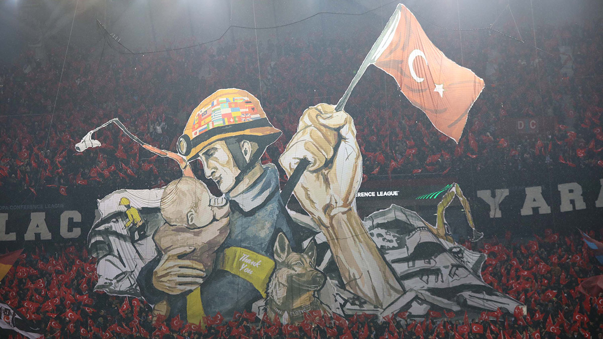 Trabzonspor'un Proteo'lu koreografisi dünya basınında