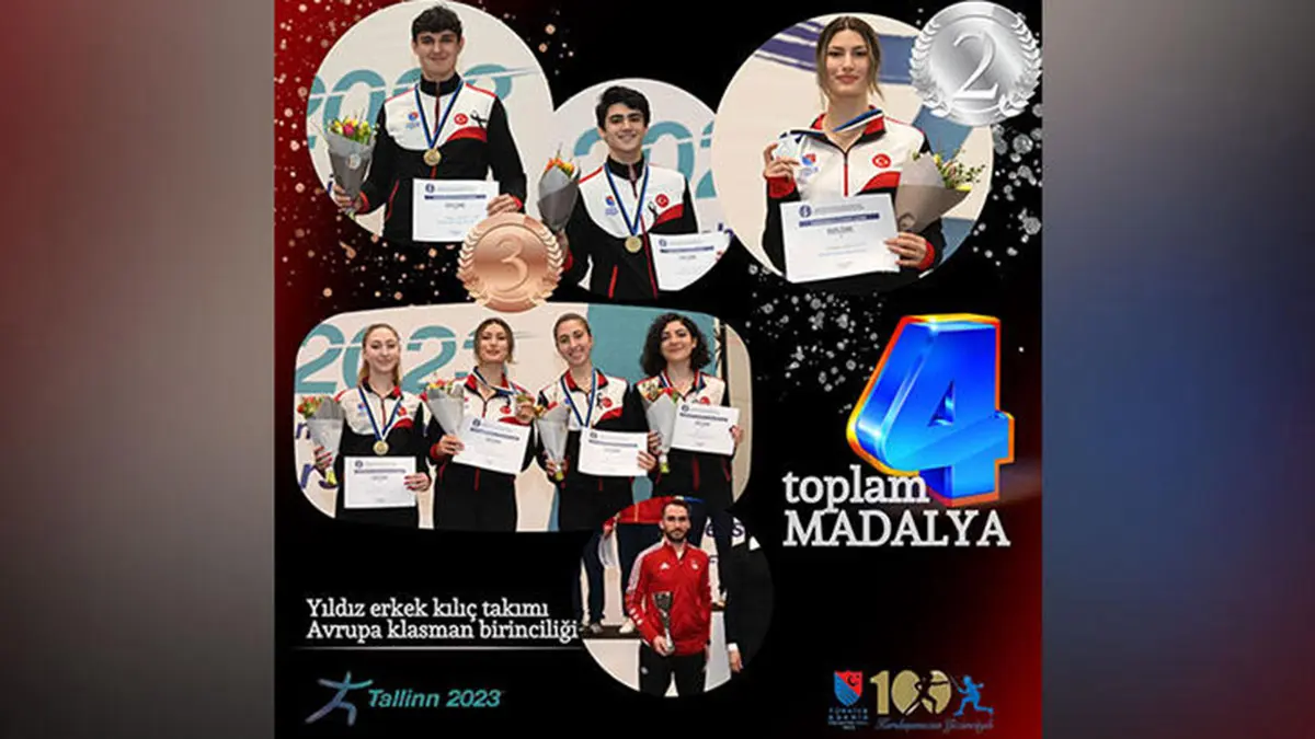Türkiye, avrupa eskrim şampiyonası'nda tarih yazdı