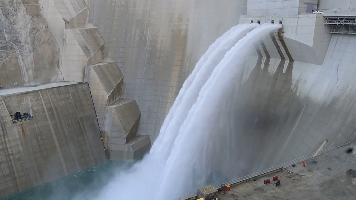 Yusufeli Barajı'nda su seviyesi 75,5 metreye çıktı