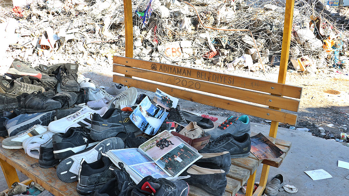 Enkazdan geriye sadece hatıralar kaldı