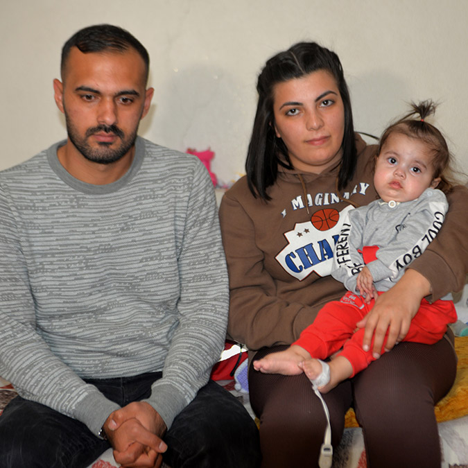 SMA'lı Yasmin, depremden sağ kurtuldu