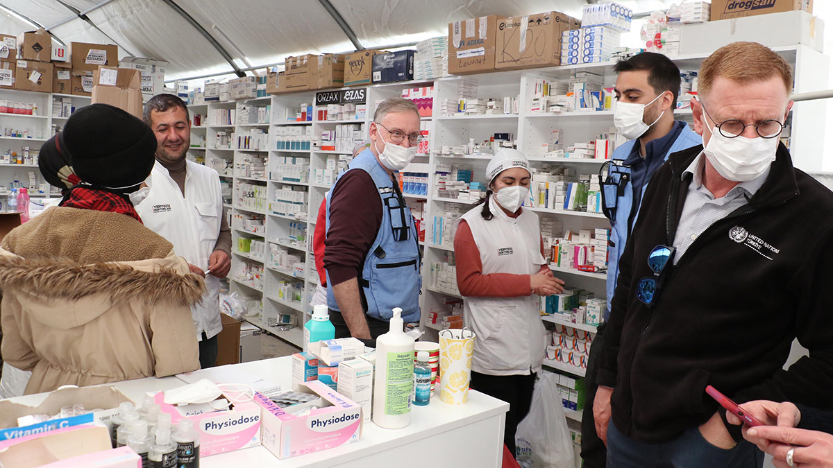 BM Türkiye Mukim Koordinatörü deprem bölgesinde