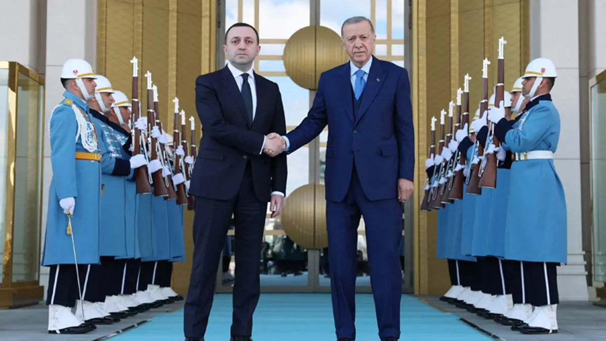 Erdoğan gürcistan başbakanı ile görüştü