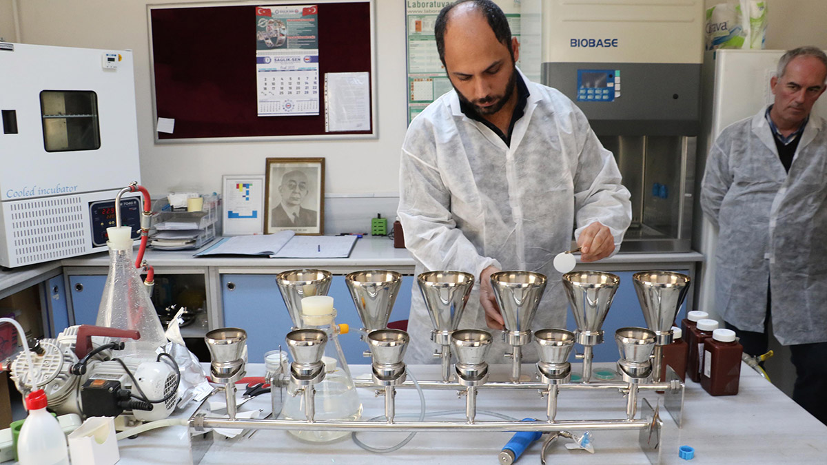 Deprem bölgesinde su numuneleri temiz çıktı