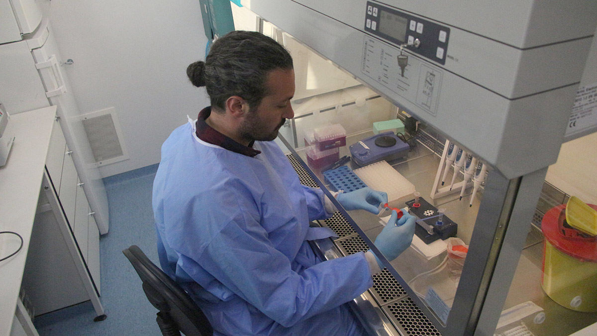 Salgın hastalıklara karşı mobil laboratuvar