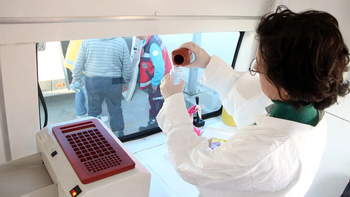 Salgın hastalıklara karşı mobil laboratuvar
