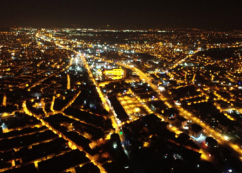 Malatya'yı sokak lambaları aydınlattı