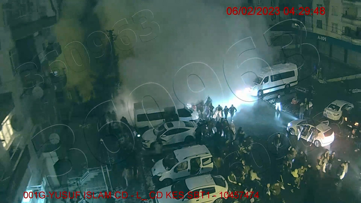 KGYS görüntüleri afetin boyutunu gözler önüne serdi