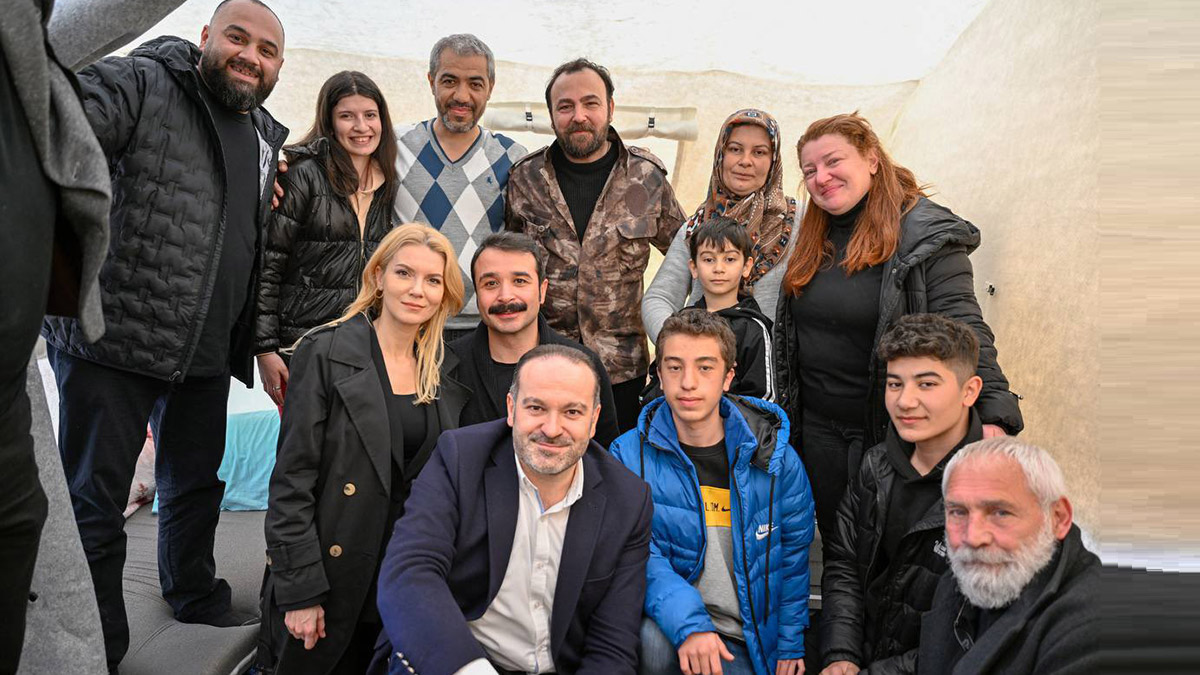 Dizi oyuncuları Kahramanmaraş'ta