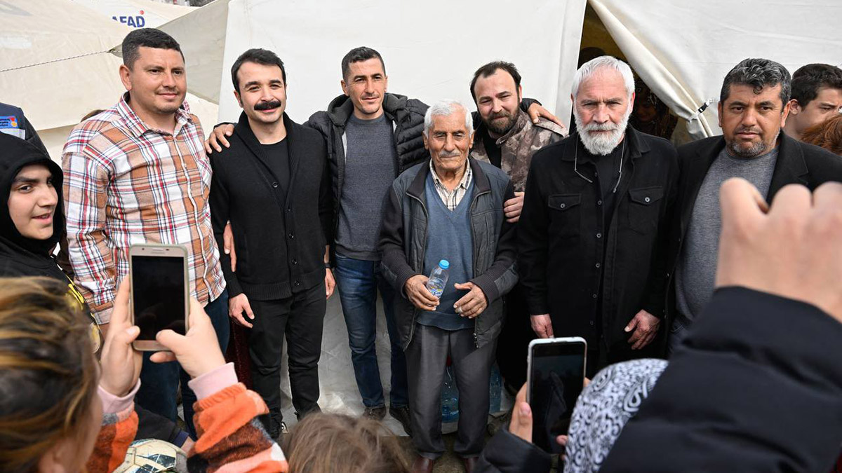 Dizi oyuncuları Kahramanmaraş'ta