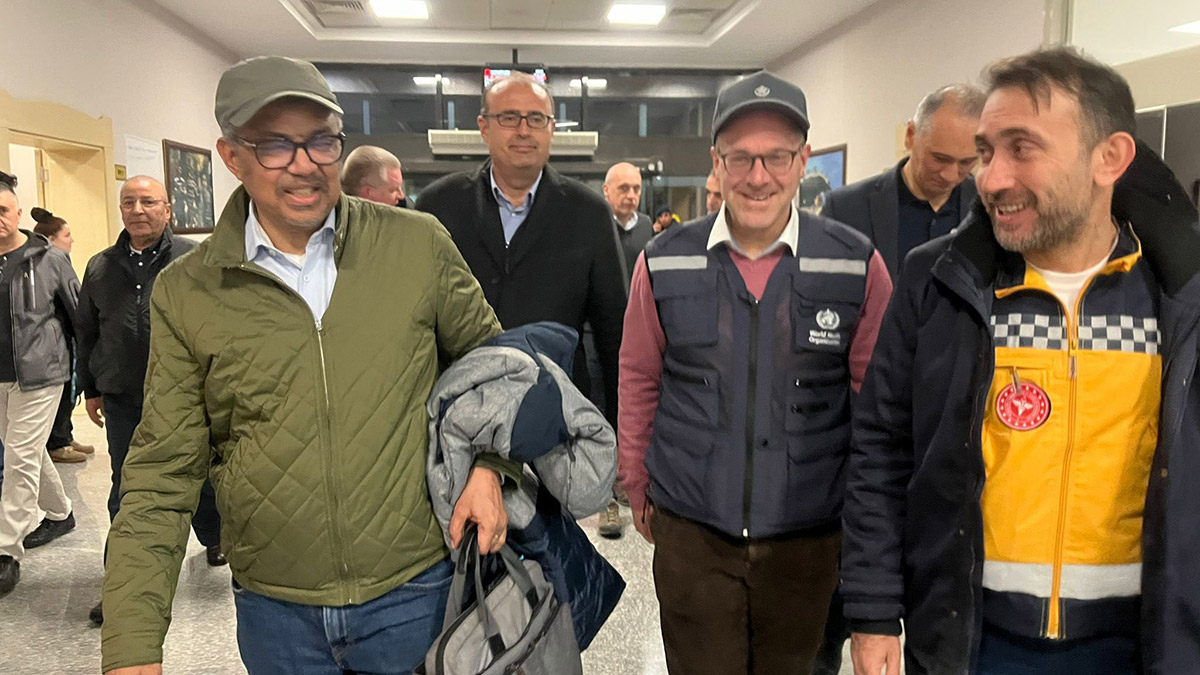 DSÖ Genel Direktörü Dr. Tedros, Gaziantep'e geldi