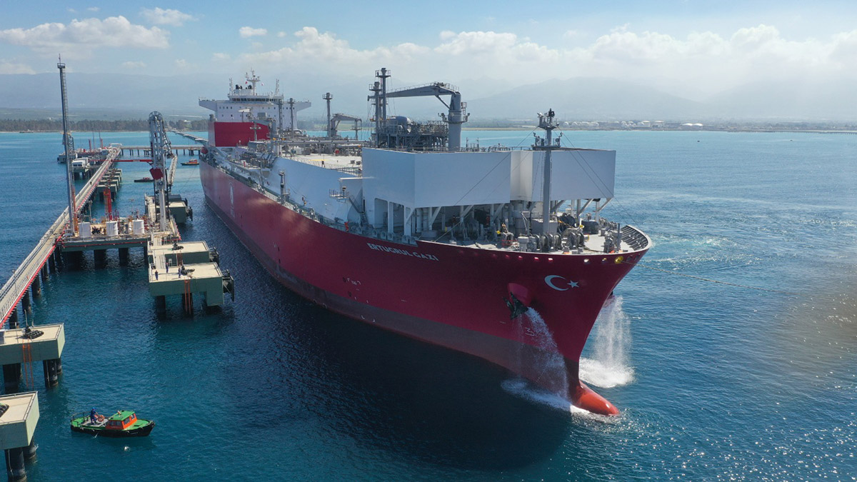 Ertuğrul Gazi gemisi, hasar gören hatları devreye aldı