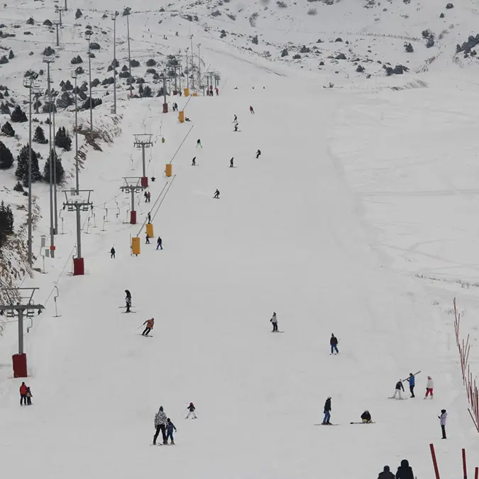 Ergan dağı kayak merkezi'nde kayak sezonu açıldı