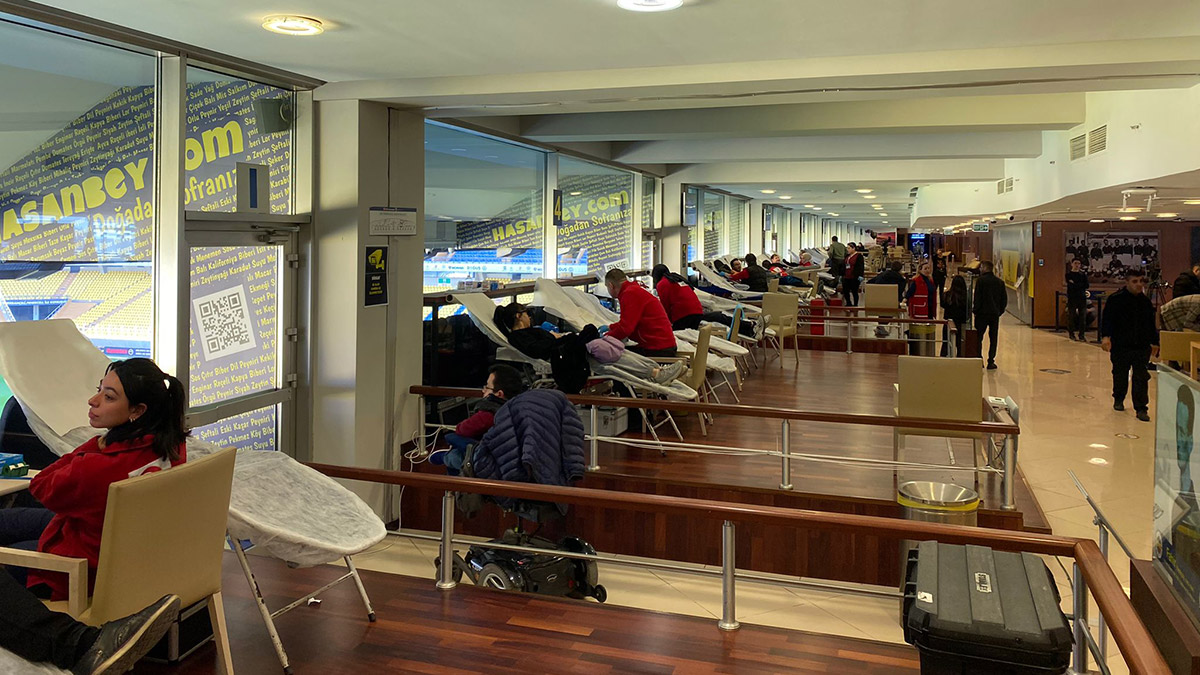 Fenerbahçe Kulübü'nde kan bağışı kampanyası