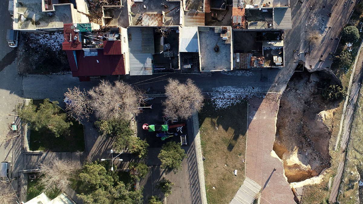 Gaziantep'te 3 dev çukur oluştu