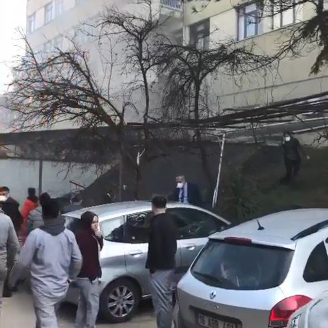 Bursa Çekirge Devlet Hastanesi'nde yangın