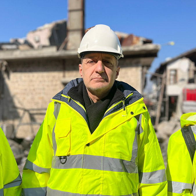 Antakya'da hasar gören tarihi yapılar incelendi