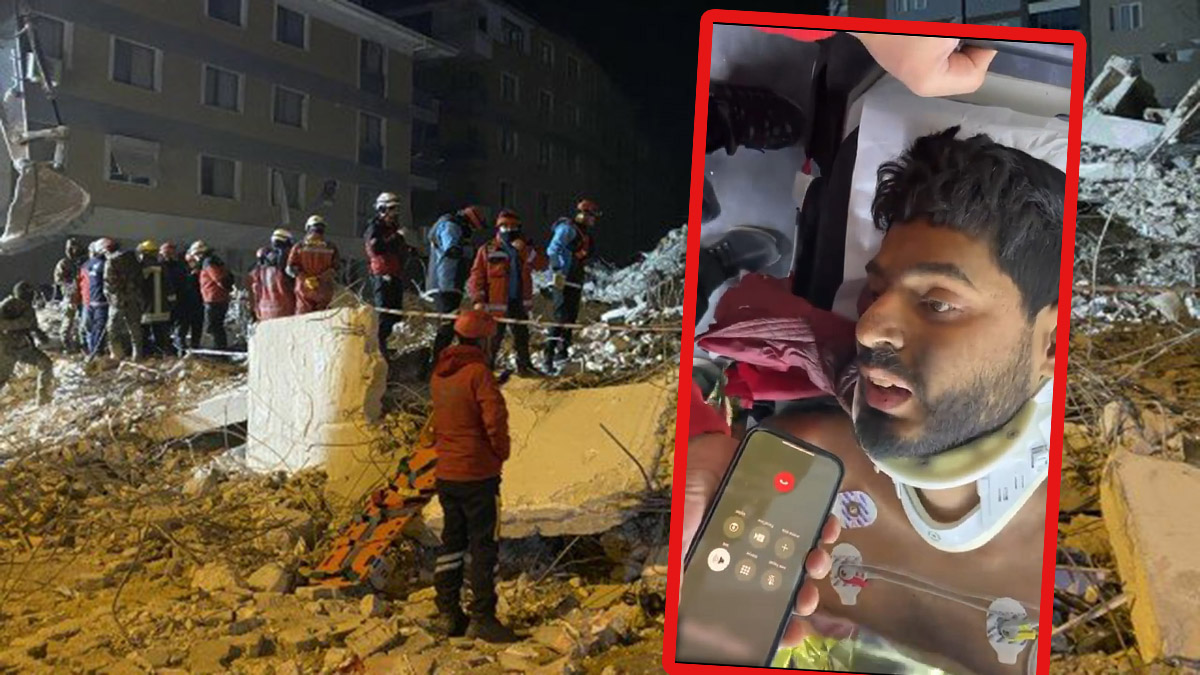 Depremin 261'inci saatinde kurtarılan Mustafa'nın görüntüsü paylaşıldı