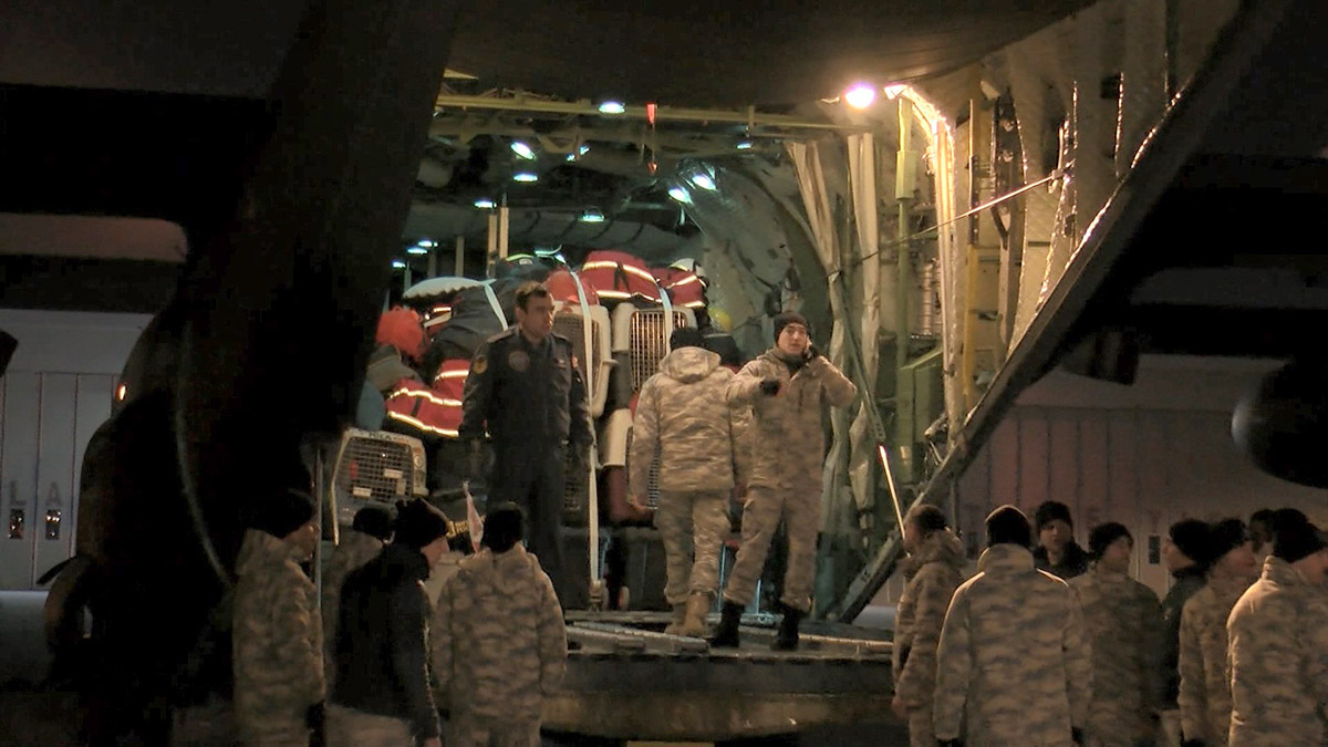 İspanyol arama kurtarma ekibi İstanbul’a getirildi