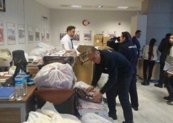 İstanbul Adliyesi personelinden yardım kolisi