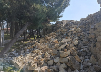 Kahramanmaraş kalesi depremde çöktü