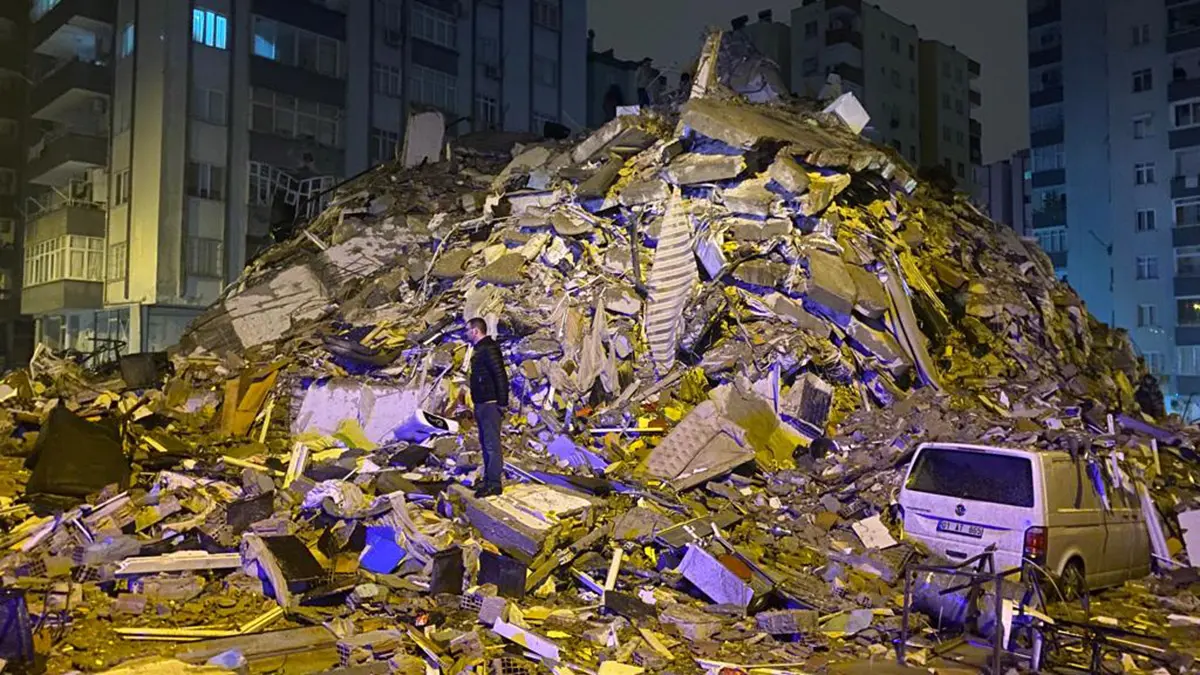Kahramanmaraş merkezli 7. 4 büyüklüğünde deprem; 5 bölge sallandı, çok sayıda ilde yıkım var.