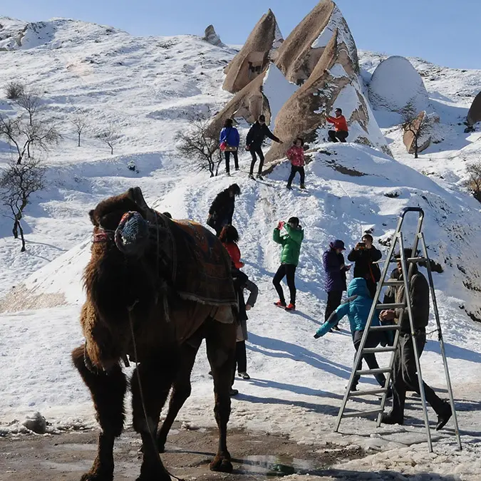 Kapadokya'ya ocak ayında 174 bin 222 ziyaretçi geldi