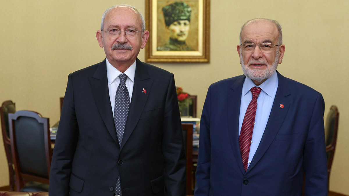 Karamollaoğlu Kılıçdaroğlu'nu ziyaret etti