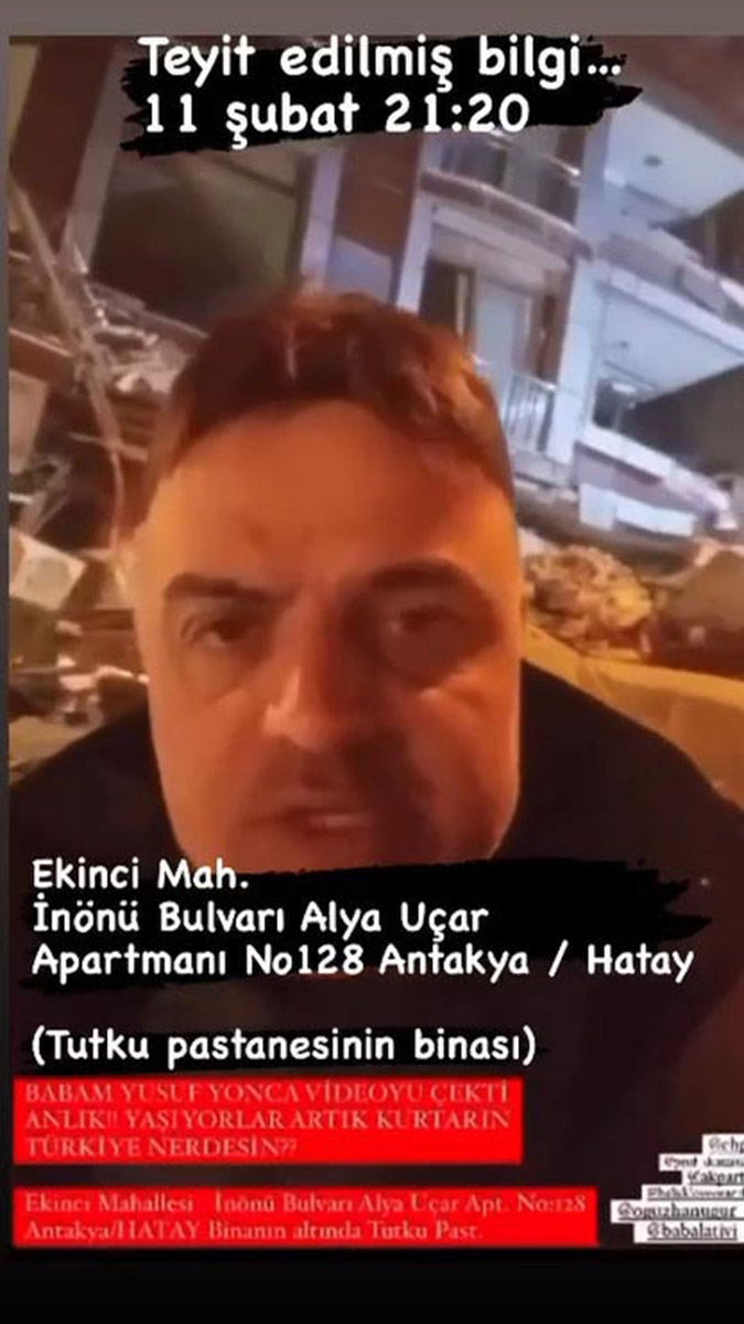 Termal kamera 'yaşam' belirtisi buldu; çalışma başlatıldı