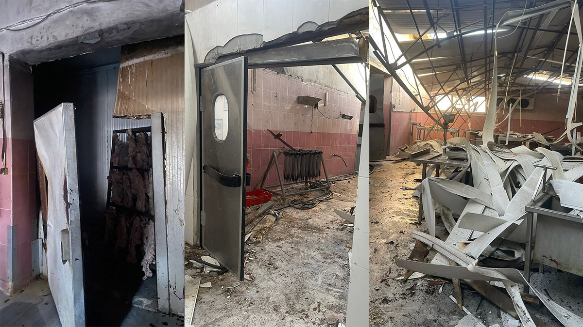 Kokoreç üretim tesisinde patlama