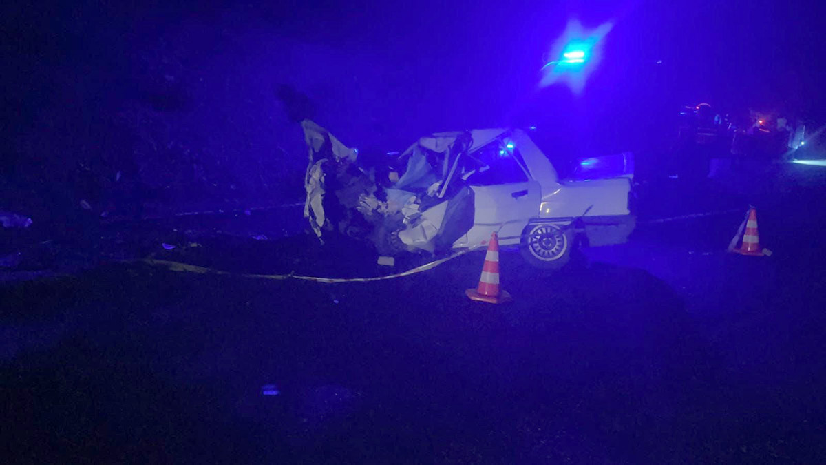 Manisa'da düğün yolunda kaza; 1 ölü 2 yaralı