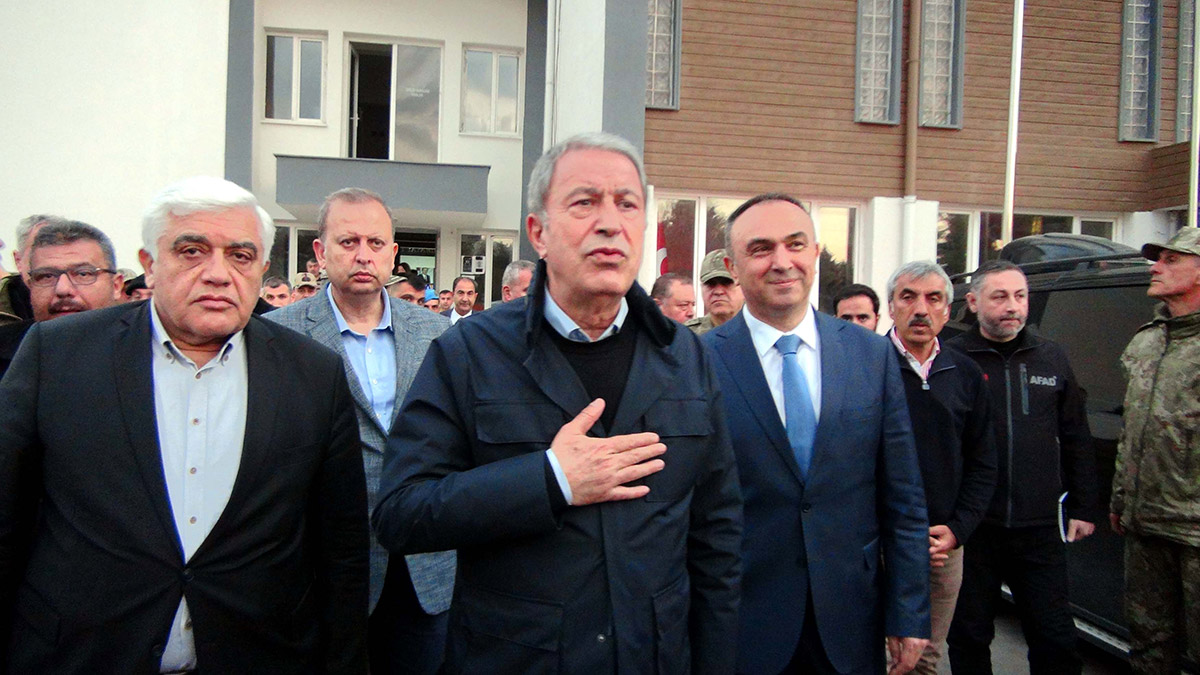 Hulusi Akar, Kilis'te incelemelerde bulundu