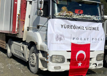 Polat Holding'in yardım TIR'ları afet bölgesine hareket etti